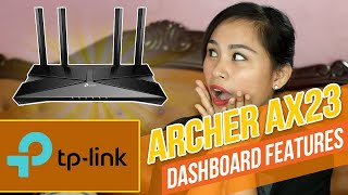 TPLink Archer AX23 Dashboard Features 2021 [upl. by Annahsirhc735]