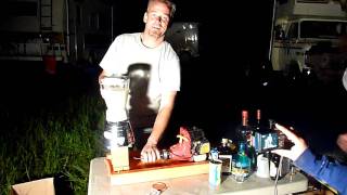 Making Of A Beergarita With The Redneck Blender [upl. by Annoik939]