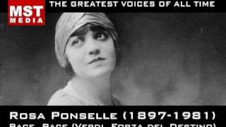 100 Greatest Singers ROSA PONSELLE [upl. by Jamille]