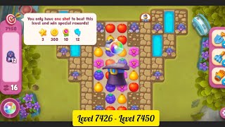 Gardenscapes  Level 7426  Level 7450   All Puzzles  Gameplay PART  348 [upl. by Philcox]