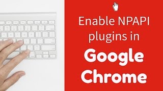 Enable NPAPI plugins in Google Chrome [upl. by Asilak]