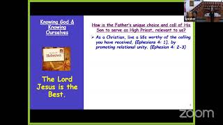 Totteridge Road Baptist Church OnlineKnowing God amp Knowing Ourselves Hebrews 516Pastor Kumar [upl. by Enniotna]