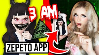 Do NOT DOWNLOAD OR PLAY ZEPETO APP AT 3AM Scary amp Haunted [upl. by Tabitha]