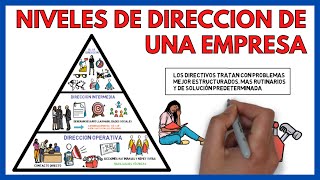 NIVELES DIRECTIVOS en una EMPRESA y sus HABILIDADES 👨‍💼  Economía de la Empresa 136 [upl. by Retsbew]