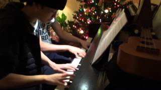 Boogie Woogie Jingle Bells Piano Duet [upl. by Atilrep]