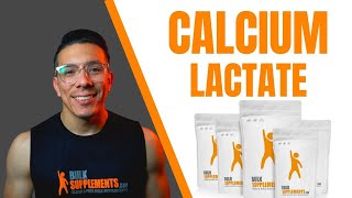 What is Calcium Lactate Benefits and Dosage [upl. by Vivi]