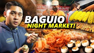 BAGUIOs Most Extreme Night Market CRAZIEST Street Food of Baguio at NIGHT [upl. by Raseda]