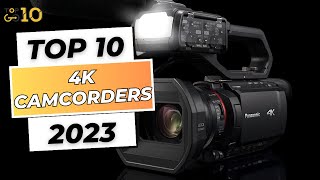 Best 4K Camcorders of 2023 Sony Canon Panasonic [upl. by Kcid]