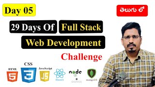 Day 5  Media Queries in CSS  css  frontenddevelopment  fullstack in Telugu  html [upl. by Nonnelg]