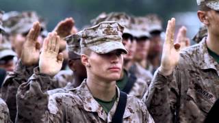 Marines Recite the Oath of Enlistment [upl. by Engis]