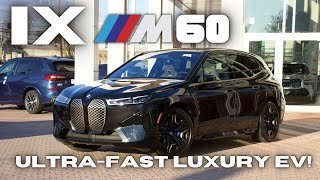 Walk Around and Overview 2023 BMW iX M60 An ExtremelyPowerful HighTech Luxury EV [upl. by Outhe]