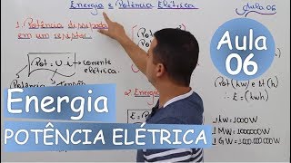 Aula 06  Energia e Potência Elétrica [upl. by Lauretta]