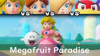 Super Mario Party Peach vs Daisy vs Rosalina vs Pom Pom 12 [upl. by Aihtela]