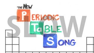 SLOW quotThe NEW Periodic Table Song In Orderquot AsapSCIENCE 2013 [upl. by Balbinder]