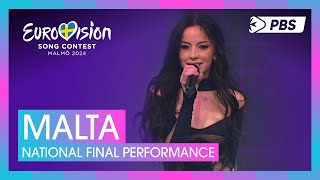 Sarah Bonnici  Loop  Malta 🇲🇹  National Final Performance  Eurovision 2024 [upl. by Gaskin]