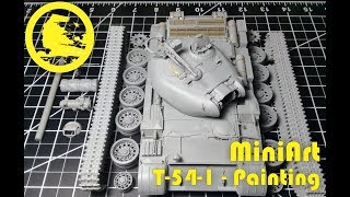 Miniart 135 T541 full video build part 3  painting and weathering [upl. by Astrahan451]