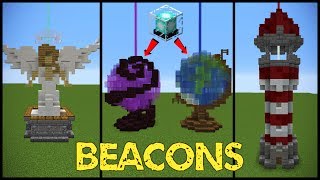 11 Minecraft Beacon Designs [upl. by Will]