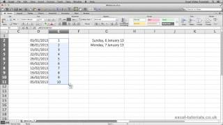 Microsoft Excel Tutorial WEEKNUM Function [upl. by Brennen320]