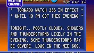 Dallas TX Tornado Warning 5242011 [upl. by Bergman]