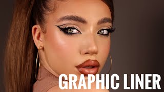 How to Graphic Eyeliner Makeup Tutorial  Claudia Neacsu [upl. by Harland]