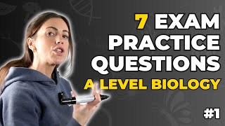 7 Exam Practice Questions For A Level Biology [upl. by Ailahs]