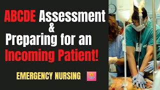 Emergency Nursing Tips for New grad ER Nurses ABCs and how to prepare for an incoming patient [upl. by Namlak285]