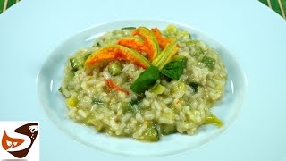 Risotto con zucchine primo piatto facile leggero e gustoso [upl. by Iorgo]