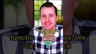 Niche  Meaning Pronunciation Synonyms and an Example Sentence English Word of the Day [upl. by Attenra]