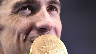 Phelps delights fans with record 21st Olympic gold [upl. by Sivert]