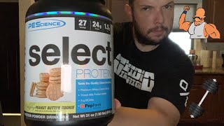 PEScience Select Protein Peanut Butter Cookie Product Review  Supplements  Gaining Ground [upl. by Learsiy589]