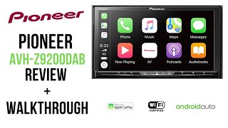 Pioneer AVHZ9200DAB Full Review  Walkthrough [upl. by Varin]