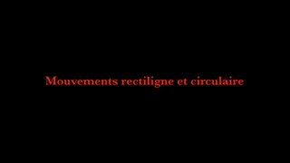 Cours Mouvements Rectiligne et Circulaire  Terminale S [upl. by Branham]