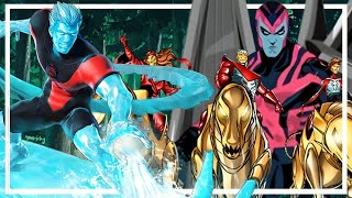 🥶PRIMERA PARTIDA🥶 Hombre de Hielo Vs Los Jinetes  Marvel Champions AGRESIVIDAD [upl. by Aerehs]