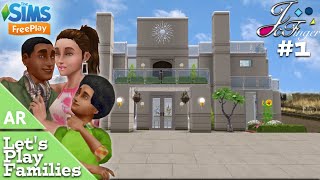 The Sims FreePlay 🚨🎬AR  LET’S PLAY FAMILIES  EP 1  MEET THE WILLIAMS [upl. by Ordnas]