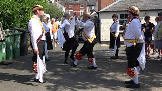 Shakespeare Morris dance quotValentine  BidfordonAvonquot at Bromyard Folk Festival 2023 [upl. by Sidnarb]