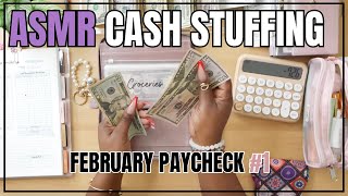 ASMR CASH ENVELOPE STUFFING  NO TALKING  BUDGET TREASURES [upl. by Darra]