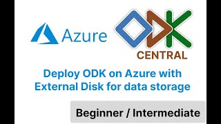 ODK Central Deployment on Azure with External Disk  Hindi [upl. by Sybil]