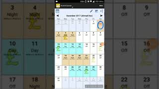 ازاى تخلي برنامج shift calendar يضبط الايام لوحده [upl. by Redyr]