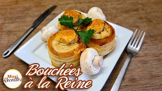 Bouchées à la Reine Recette Facile et Rapide [upl. by Ariamo]