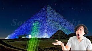 The Pyramids Sound And Light Show 4K [upl. by Anilorac]