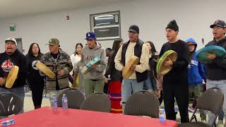 John Berland song 1 live Moosomin round dance 2023 [upl. by Yirinec]