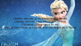 Frozen Let it go French lyrics [upl. by Secor]