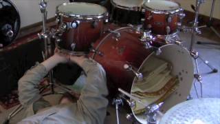 How to Record Drums  A Travis Barker style set and a standard DW 5 piece [upl. by Lisha]