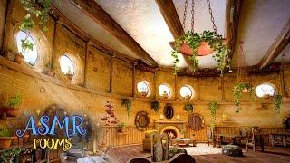 Harry Potter Inspired ASMR  Hufflepuff Common Room  Hogwarts Ambience  1 hour HD Cinemagraphs [upl. by Artair]