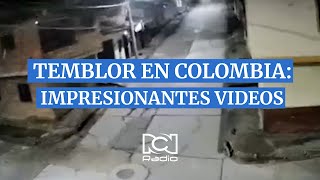 Temblor en Colombia impresionante video muestra la fuerza del sismo [upl. by Neirbo]