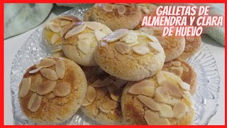 🔴 CÓMO PREPARAR GALLETAS DE ALMENDRA Y CLARA DE HUEVO [upl. by Enelyaj]