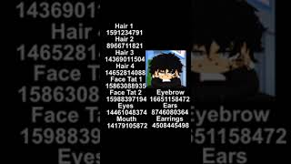 Bayside Highschool  Hair codes and Face codes roblox robloxcodes [upl. by Whitaker]