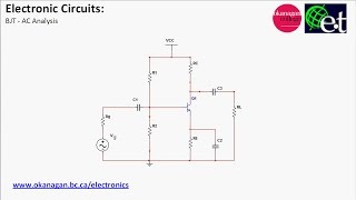 BJT  Introduction to AC Analysis [upl. by Esinyt]