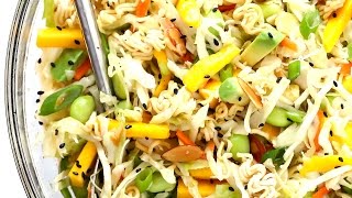 Crunchy Asian Ramen Noodle Salad [upl. by Emie]