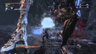 Bloodborne  Bloodletting Beast Boss in Great Pthumeran Iyll Chalice dungeon with Commentary [upl. by Notsirhc122]